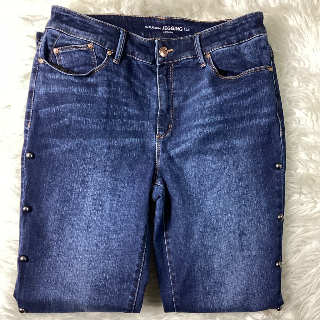Chico's Rivet Jeggings 0.5